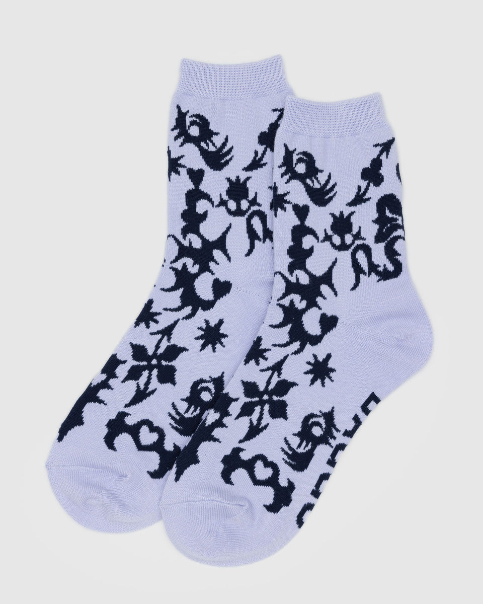 BAGGU ALL PRODUCTS Crew Sock - Western Cut Outs