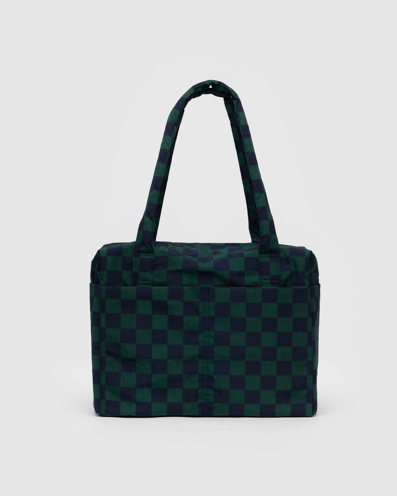 Small Cloud Carry-On - Navy Green Check