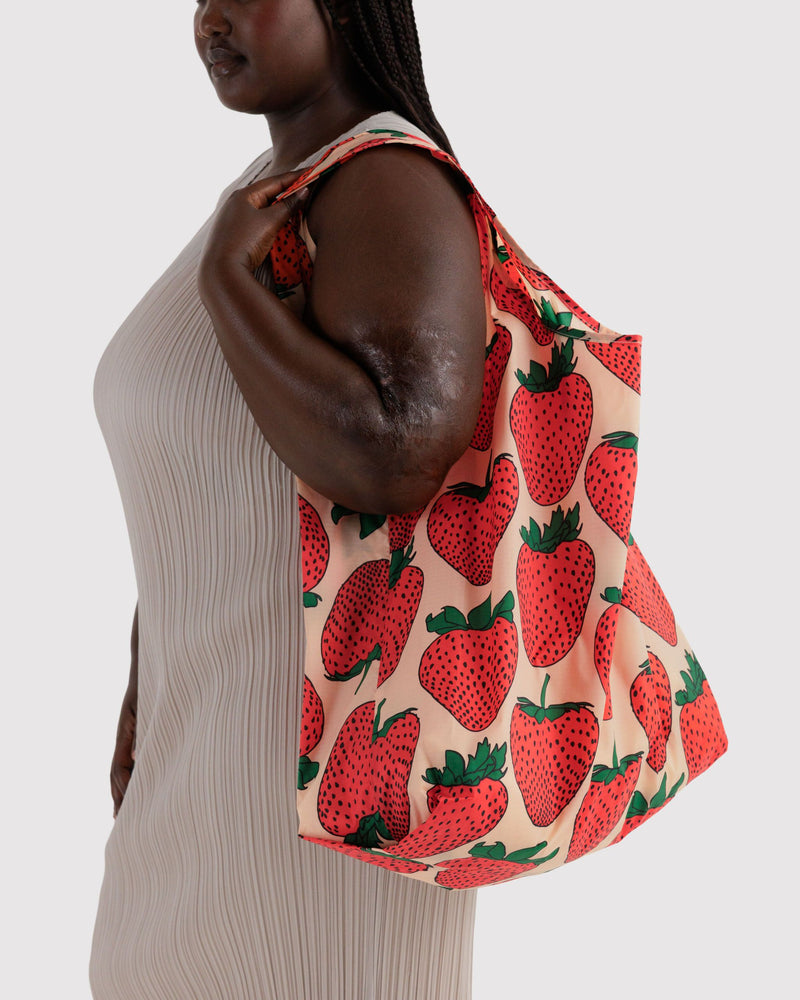 BAGGU Reusable Bags Big Baggu - Strawberry