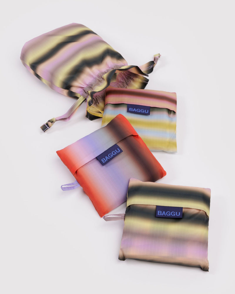 BAGGU  Standard Baggu Set of 3 - Gradient Stripes