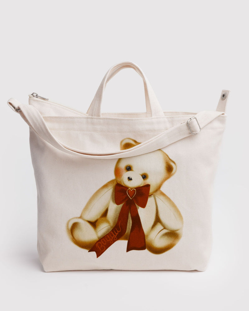 BAGGU.com  Horizontal Zip Duck Bag - Teddy Bear