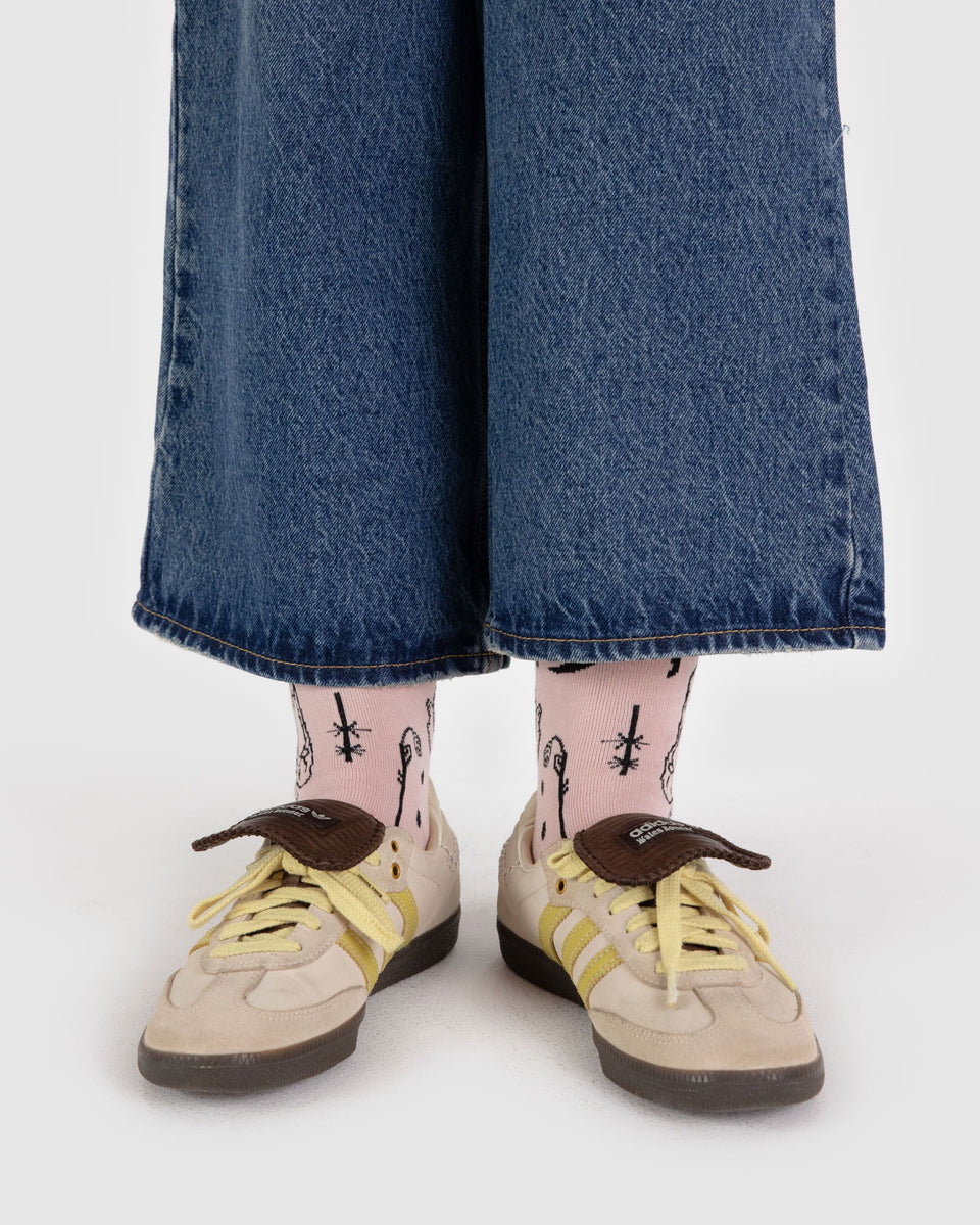 BAGGU ALL PRODUCTS Crew Sock - Ballet Icons