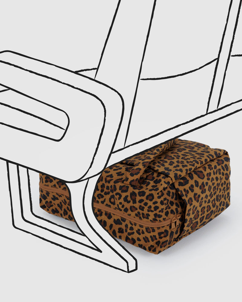 BAGGU  Small Cloud Carry-On - Leopard