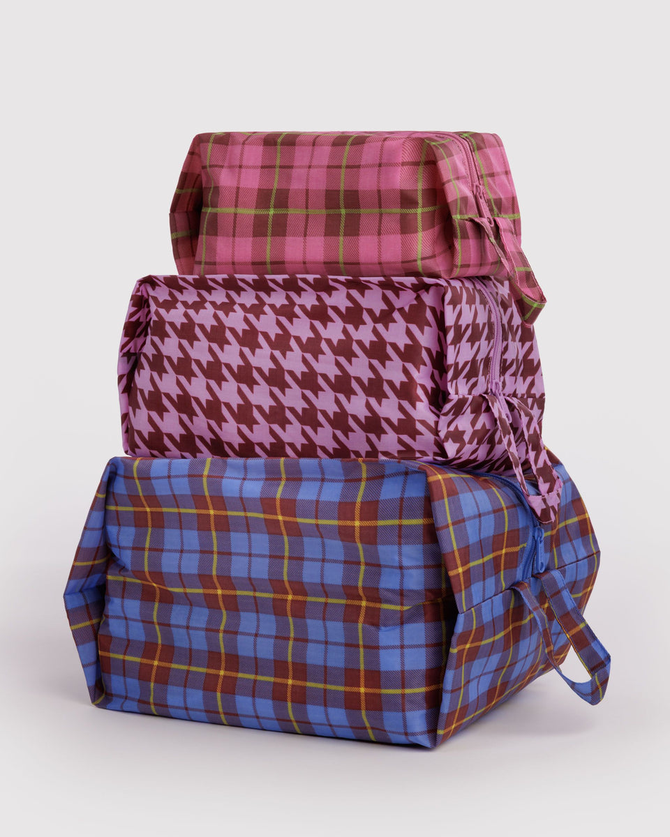 BAGGU BFCM 2024 3D Zip Set - Check Mix