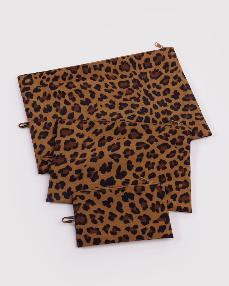 BAGGU  Go Pouch Set - Leopard