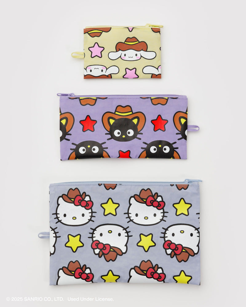 BAGGU.com  Flat Pouch Set - Hello Kitty & Friends Western