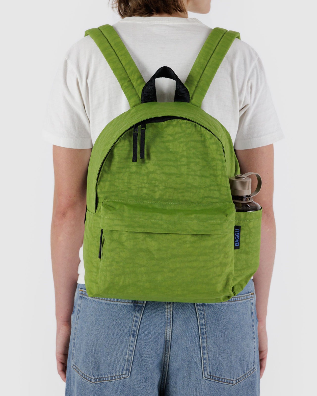 Medium Nylon Backpack - Green Juice