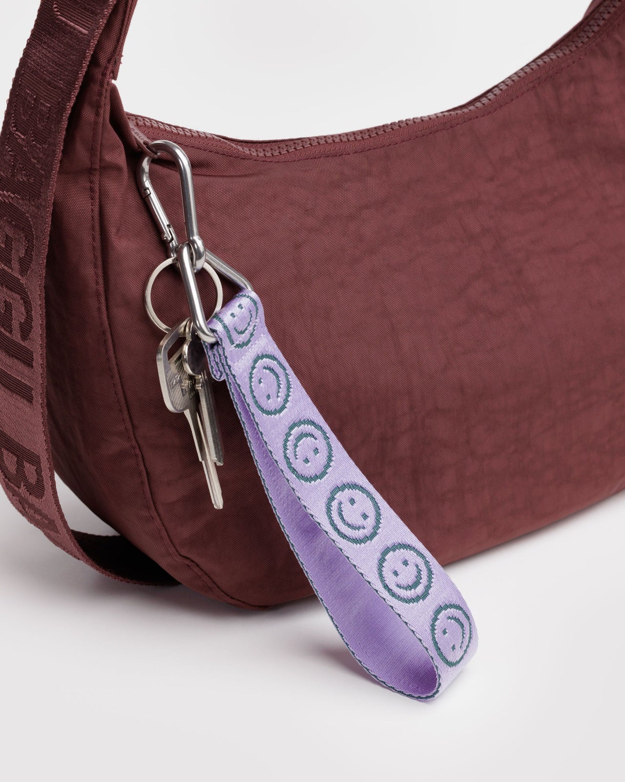 Logo Keychain - Lilac Happy