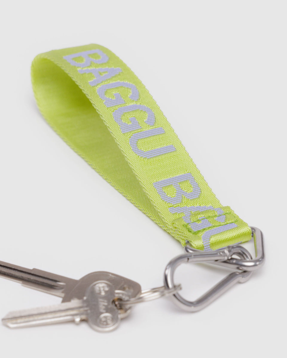 BAGGU.com Cases & Sleeves Logo Keychain - Citron