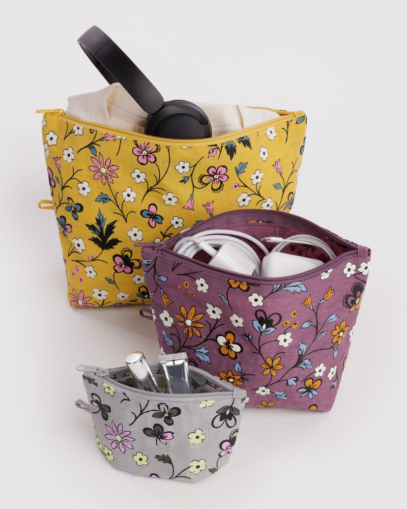 BAGGU  Go Pouch Set - Wildwood Mix