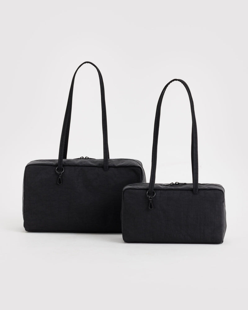 BAGGU  Nylon Bowler Bag - Black