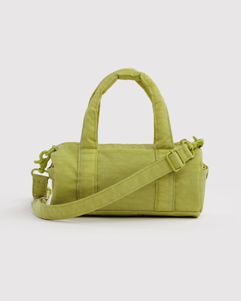 BAGGU  Small Nylon Duffle Bag - Chartreuse