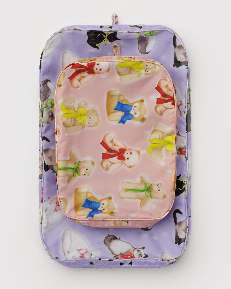 BAGGU New Arrivals Large Packing Cube Set - Fancy Animals