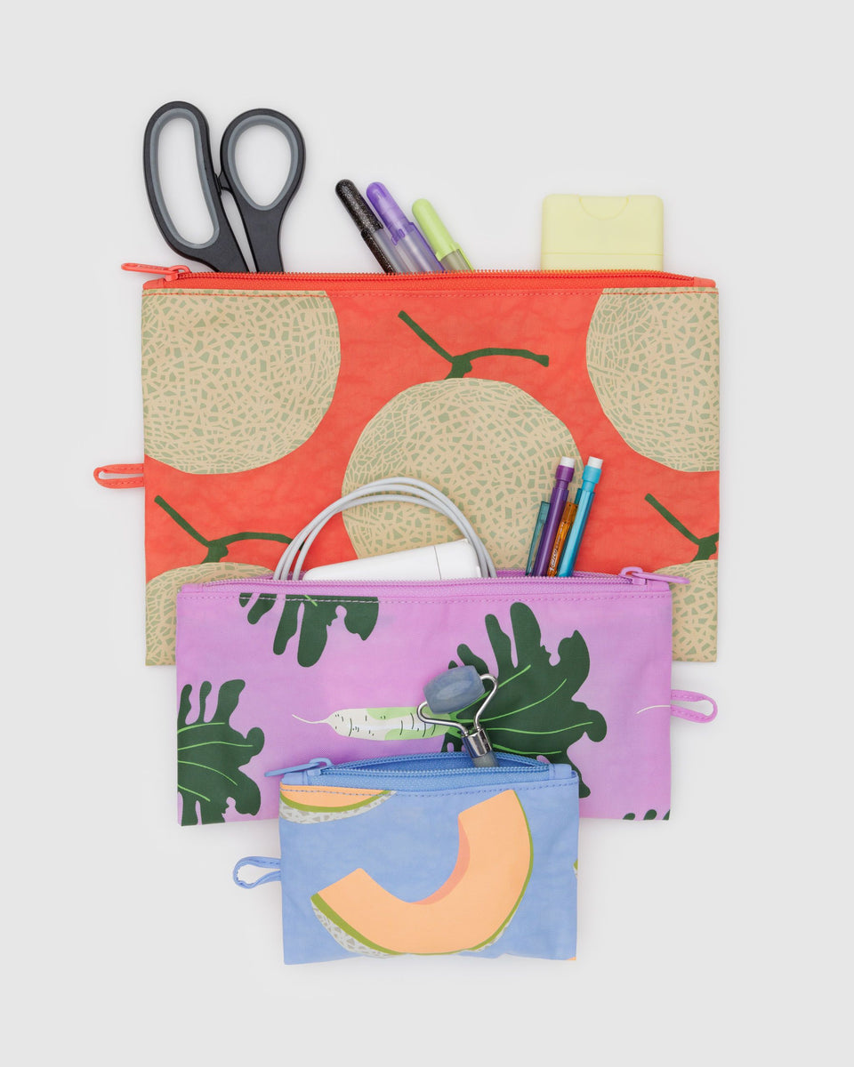 BAGGU.com Pouches Flat Pouch Set - Japanese Produce