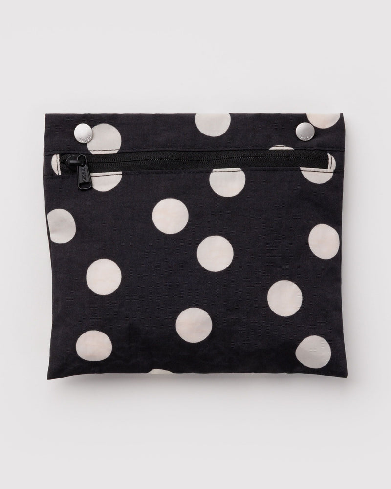 BAGGU  Everyday Cloud Bag - Black and Cream Polka Dot