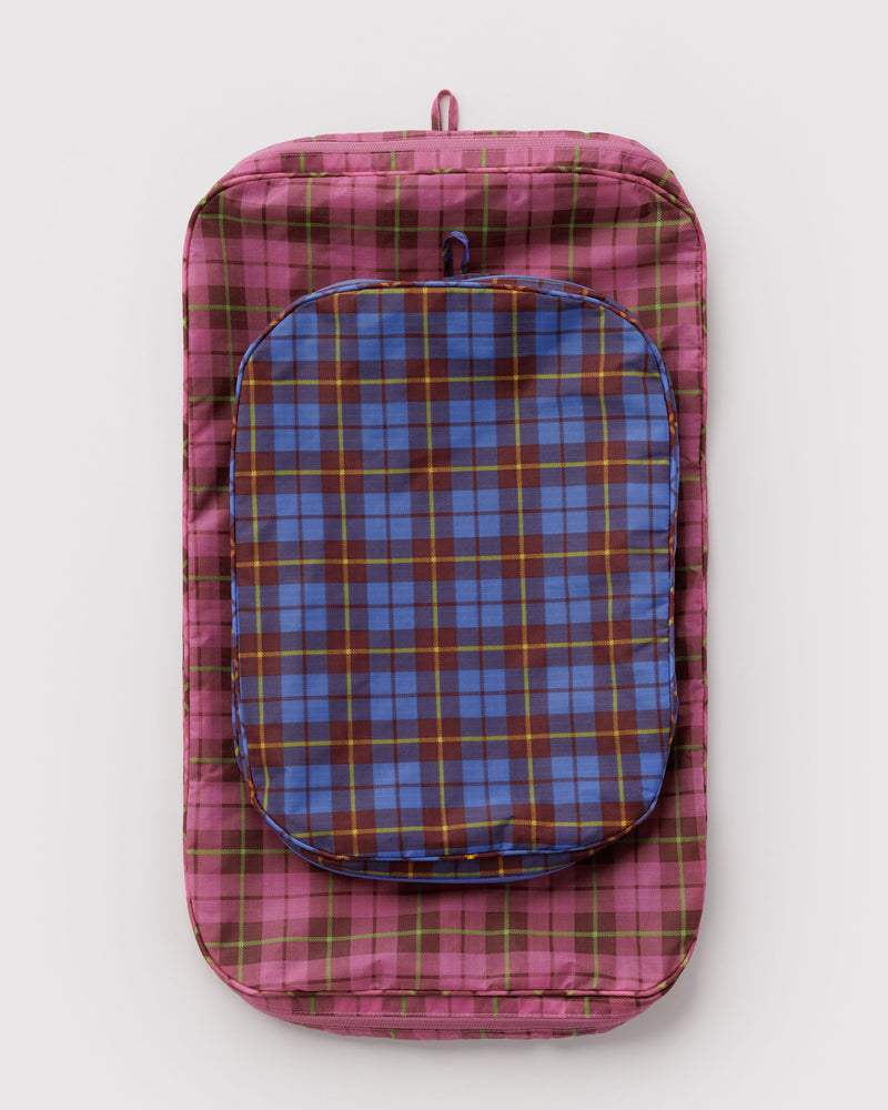 BAGGU  Large Packing Cube Set - Check Mix