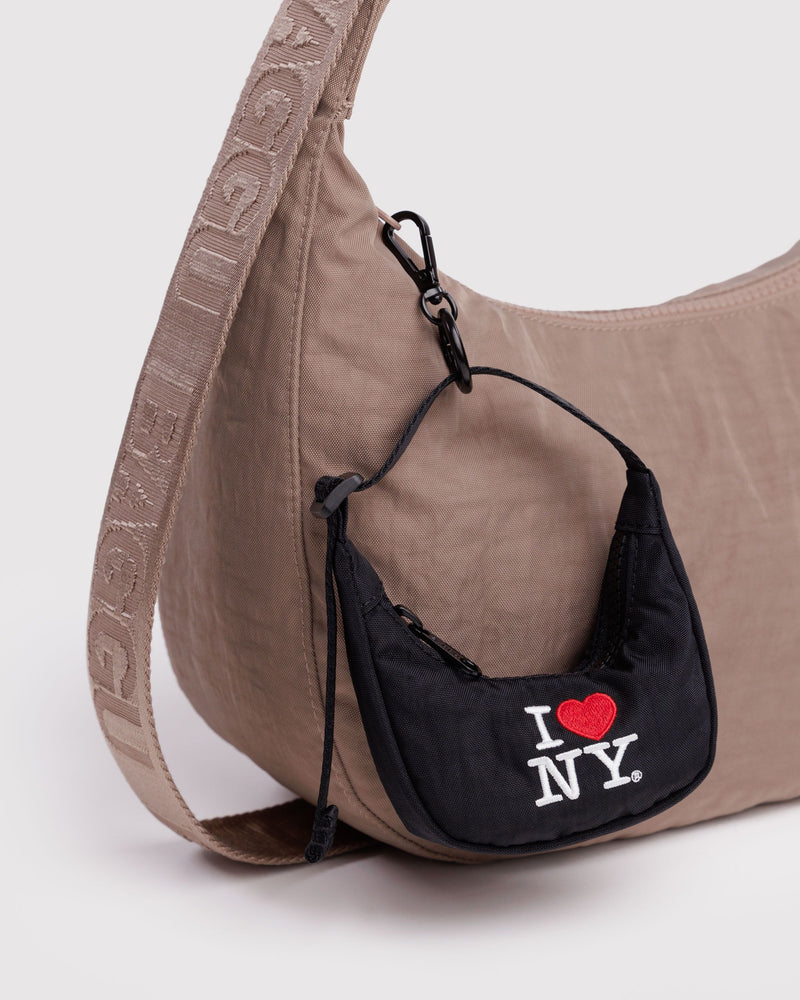 BAGGU  Crescent Bag Charm - I Love NY