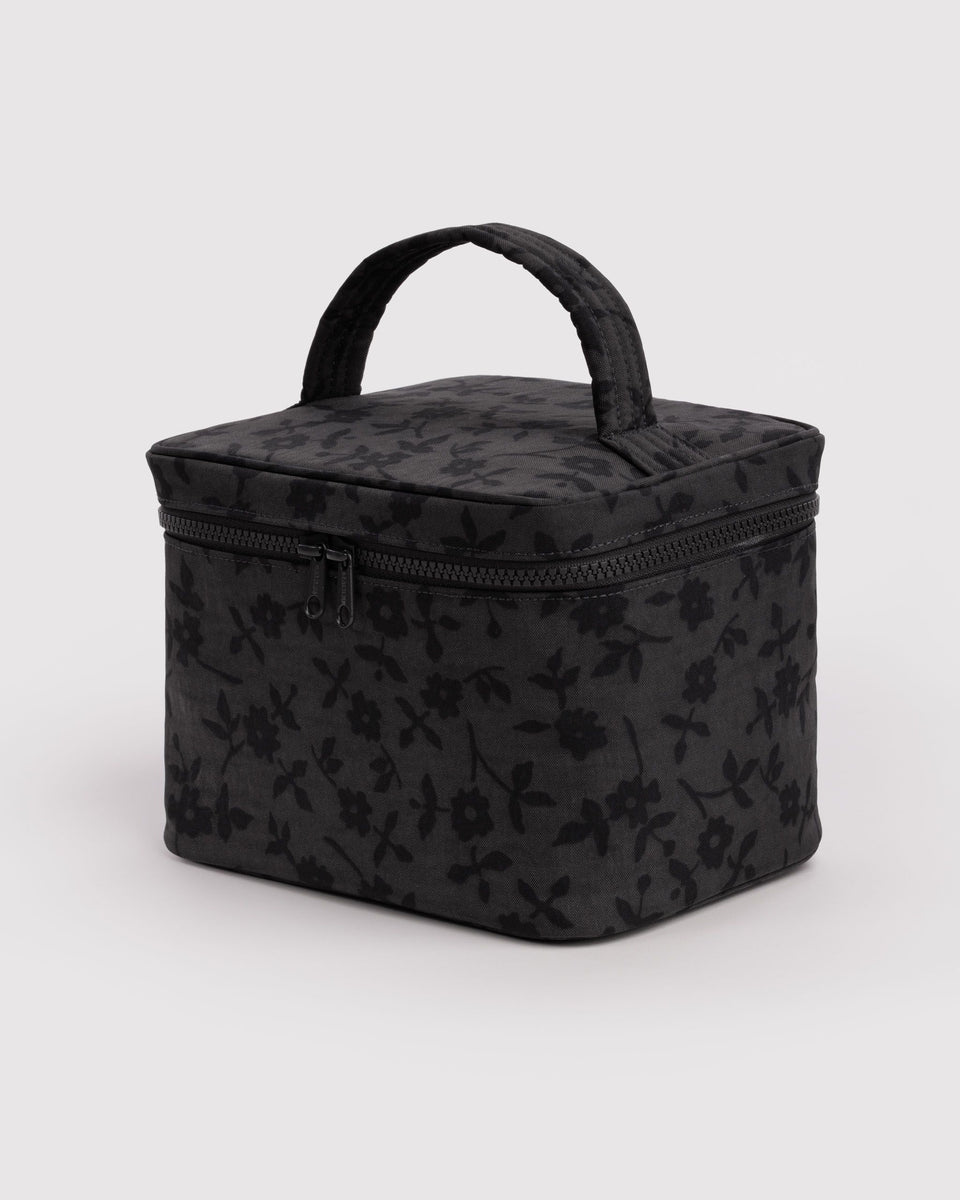 BAGGU New Arrivals Large Cosmetic Case - Charcoal Ditsy Floral