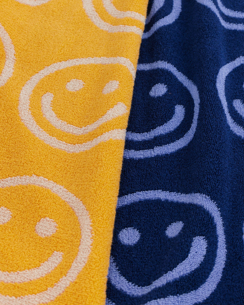 BAGGU  Hand Towel Set of 2 - Happy Blue Marigold