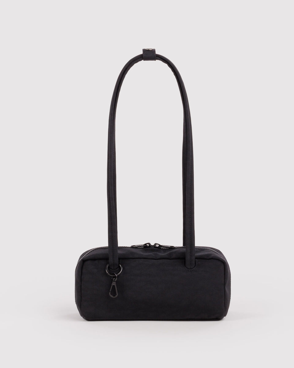 BAGGU Black Bags Small Nylon Bowler Bag - Black