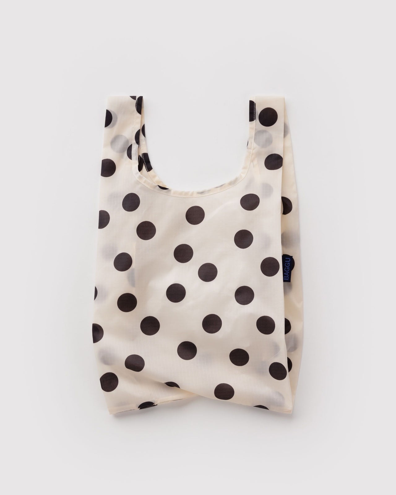 Baby Baggu - Cream and Black Polka Dot