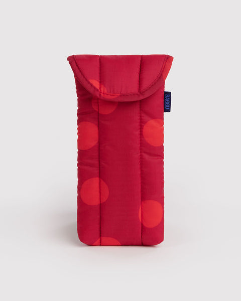 BAGGU Accessories Puffy Glasses Sleeve - Red Polka Dot