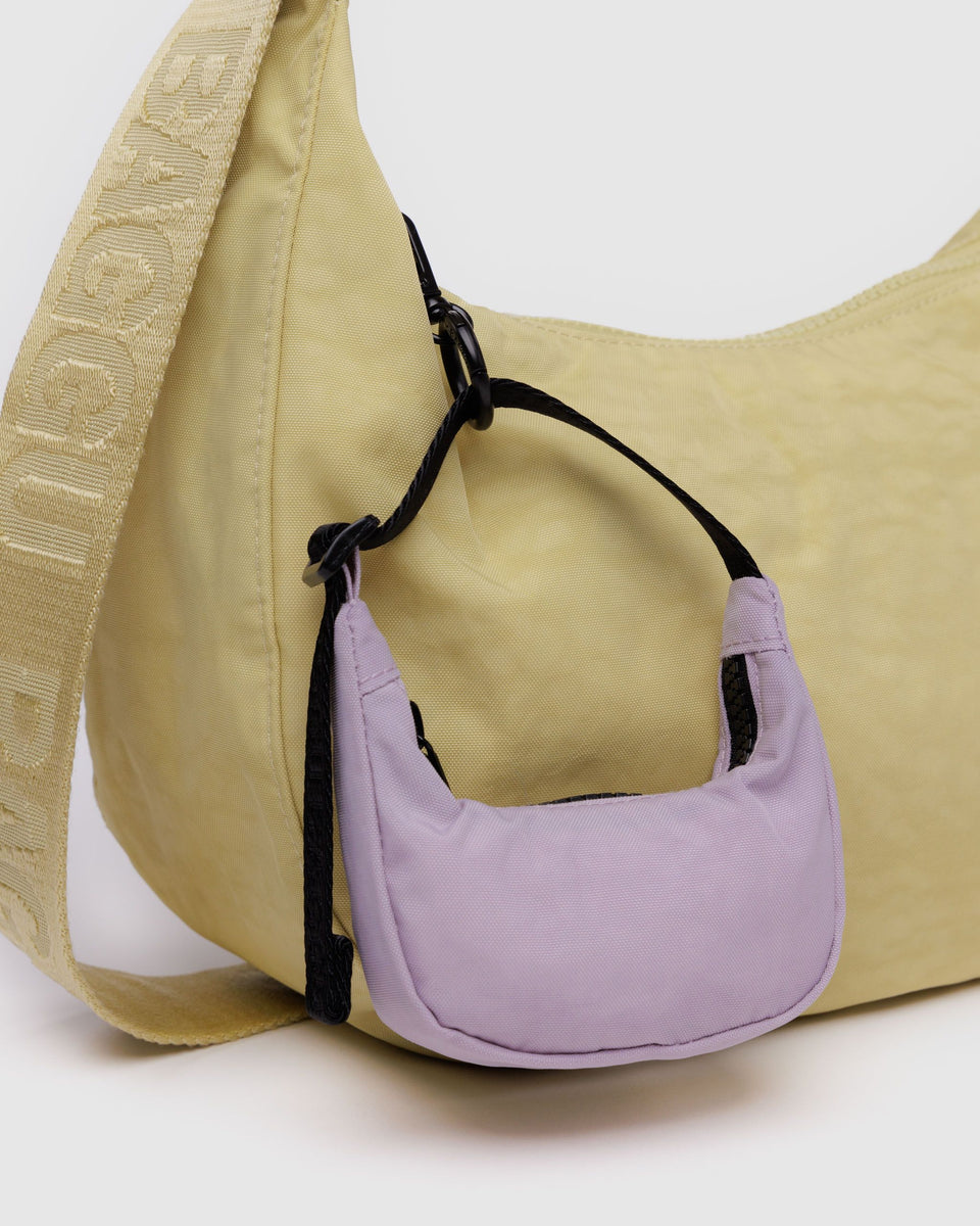 BAGGU.com Cases & Sleeves Crescent Bag Charm - Dusty Pink