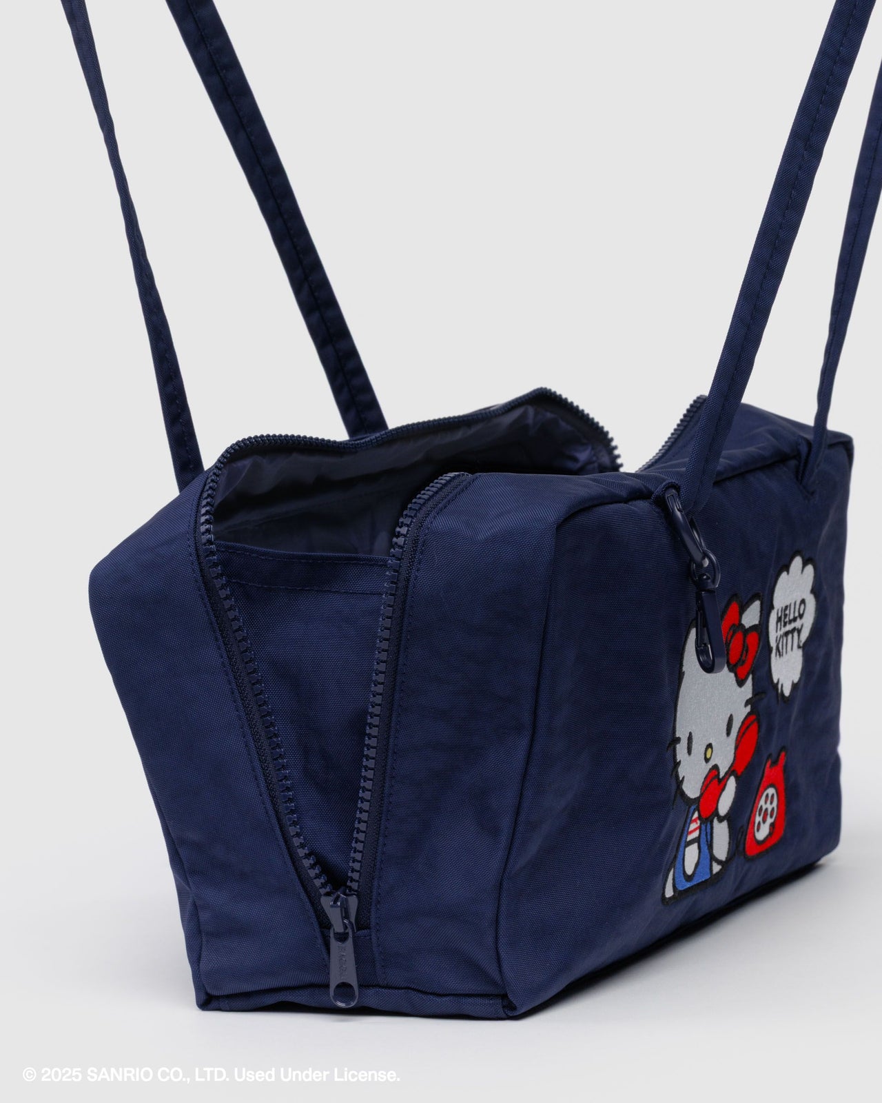 Nylon Bowler Bag - Embroidered Hello Kitty Phone