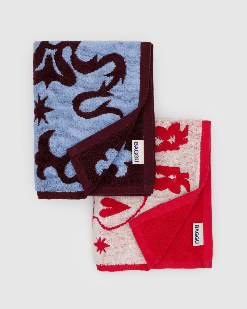 BAGGU ALL PRODUCTS Hand Towel Set of 2 - Western