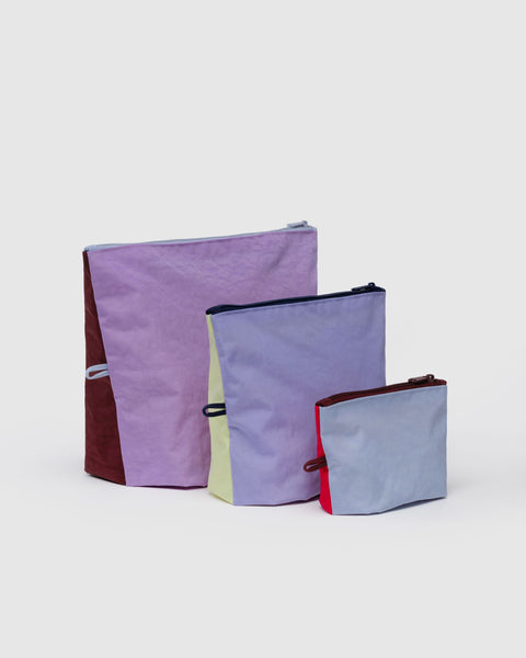 BAGGU.com Travel Go Pouch Set - Kaleidoscope Mix