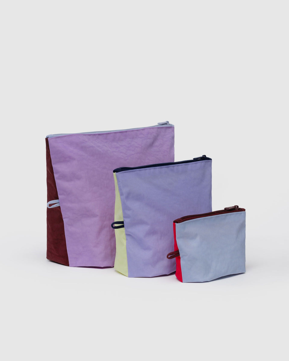 BAGGU ALL PRODUCTS Go Pouch Set - Kaleidoscope Mix