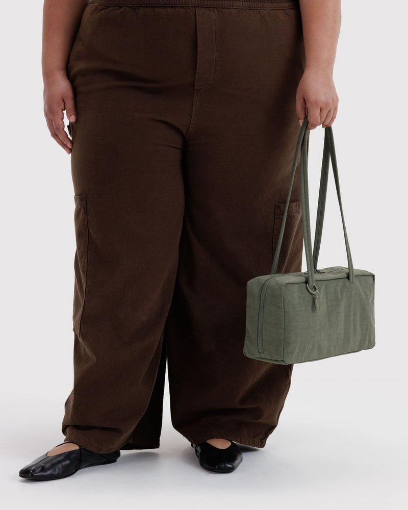 BAGGU  Nylon Bowler Bag - Caper