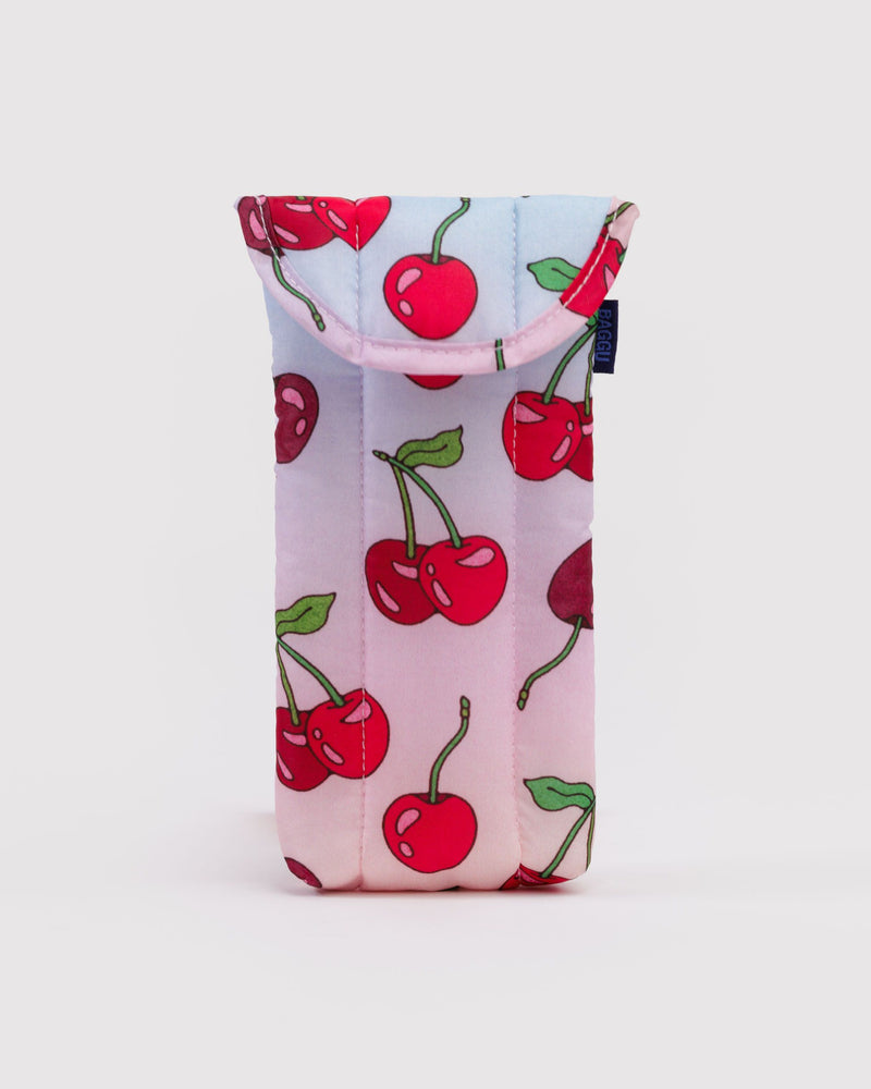 BAGGU  Puffy Glasses Sleeve - Cherries