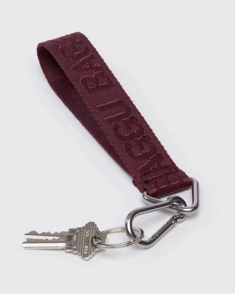 BAGGU.com  Logo Keychain - Mahogany