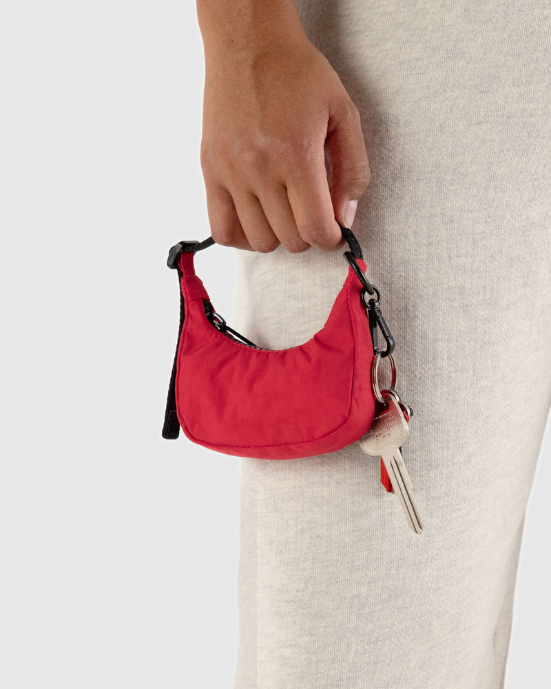 BAGGU.com  Crescent Bag Charm - Candy Apple