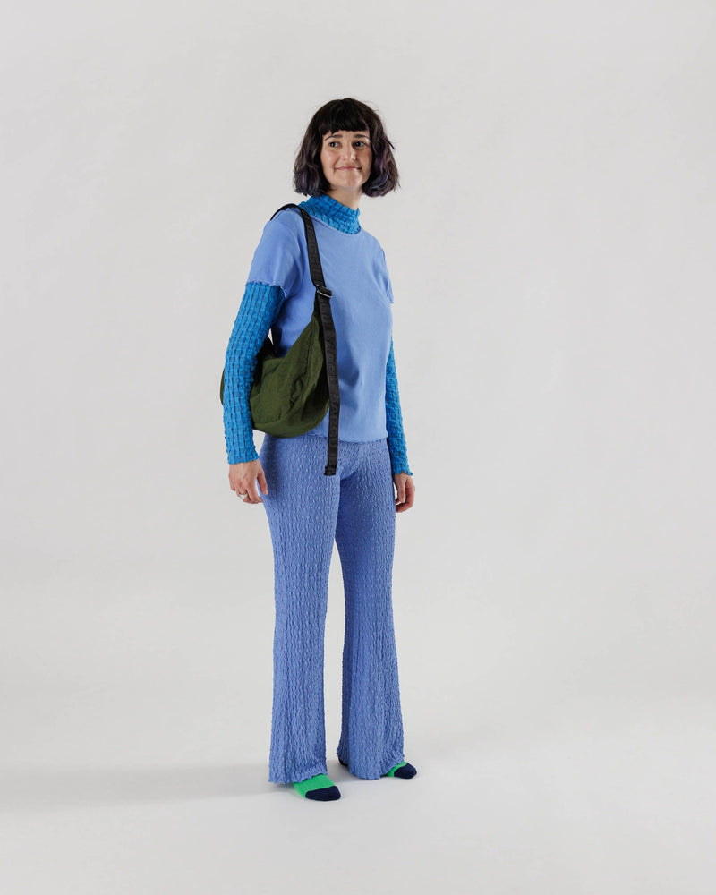 BAGGU Crossbody Bags Medium Nylon Crescent Bag - Bay Laurel