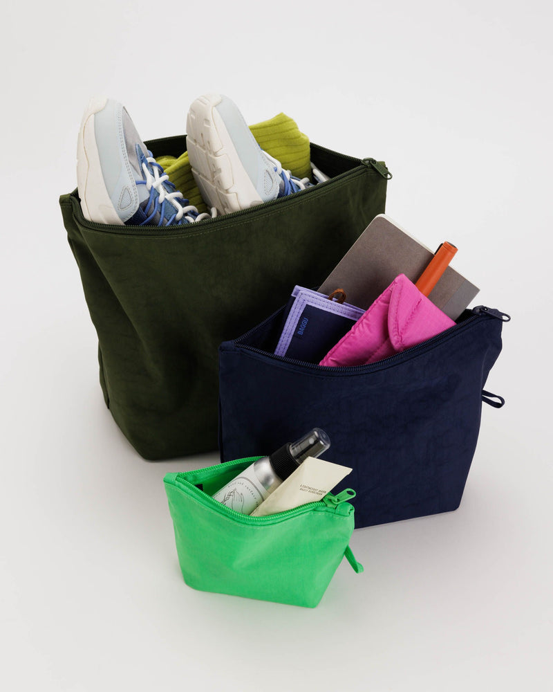BAGGU Pouches Go Pouch Set - Marine
