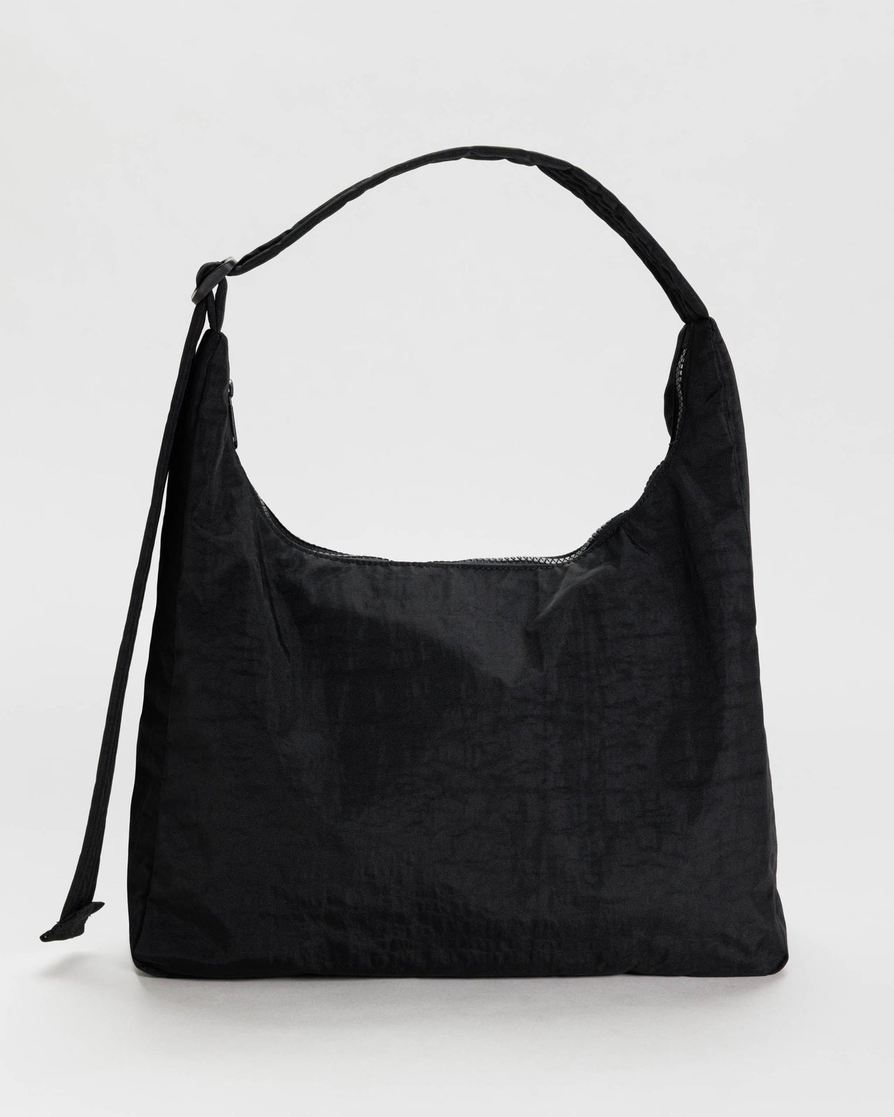 Nylon Shoulder Bag - Black