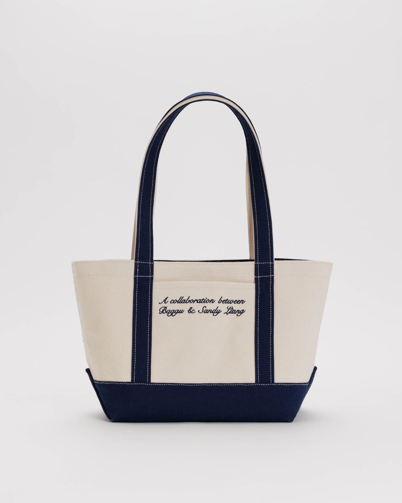 Small Heavyweight Canvas Tote - Sandy Liang Navy