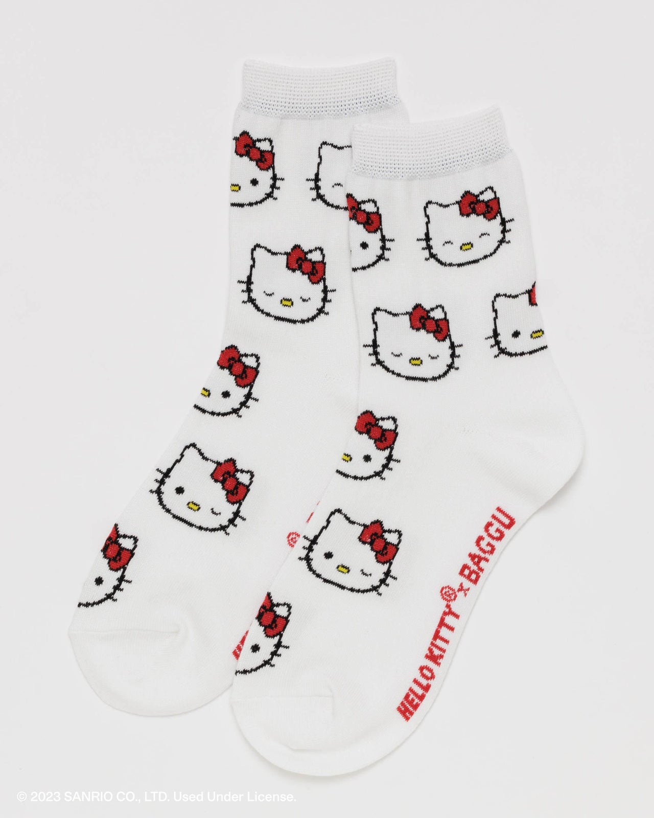 Crew Sock - Hello Kitty Snow