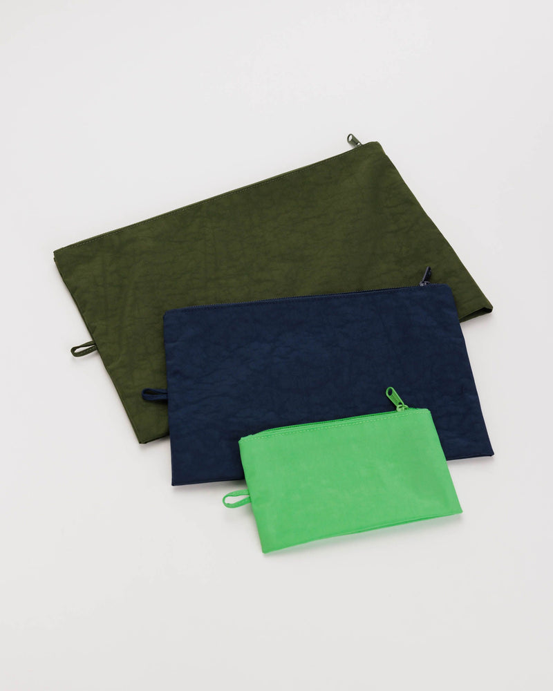 BAGGU Pouches Go Pouch Set - Marine