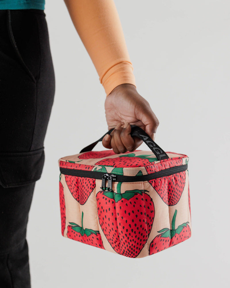 BAGGU  Puffy Lunch Bag - Strawberry