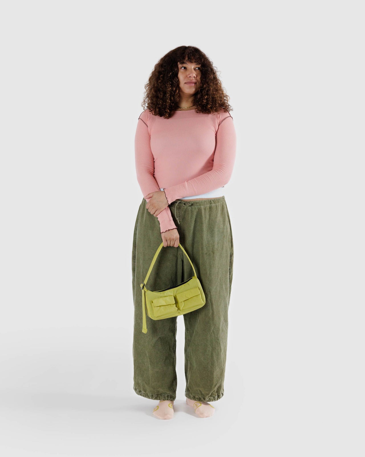 Cargo Shoulder Bag - Lemongrass