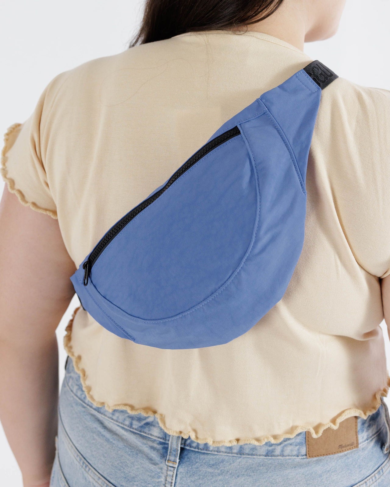Crescent Fanny Pack - Pansy Blue