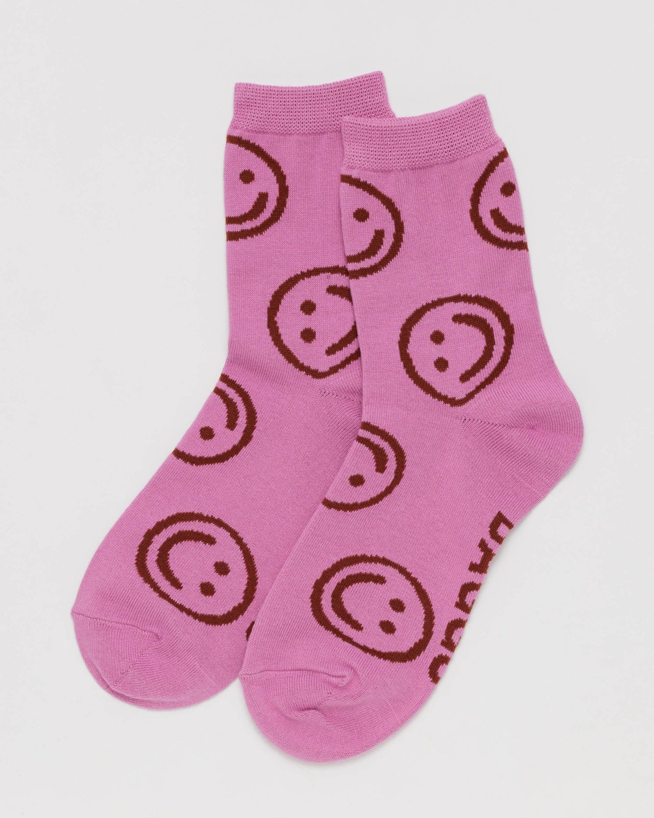 Crew Sock - Extra Pink Happy
