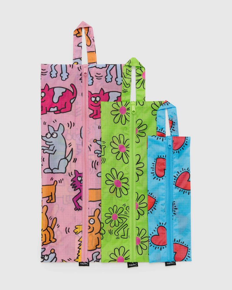 BAGGU.com  3D Zip Set - Keith Haring