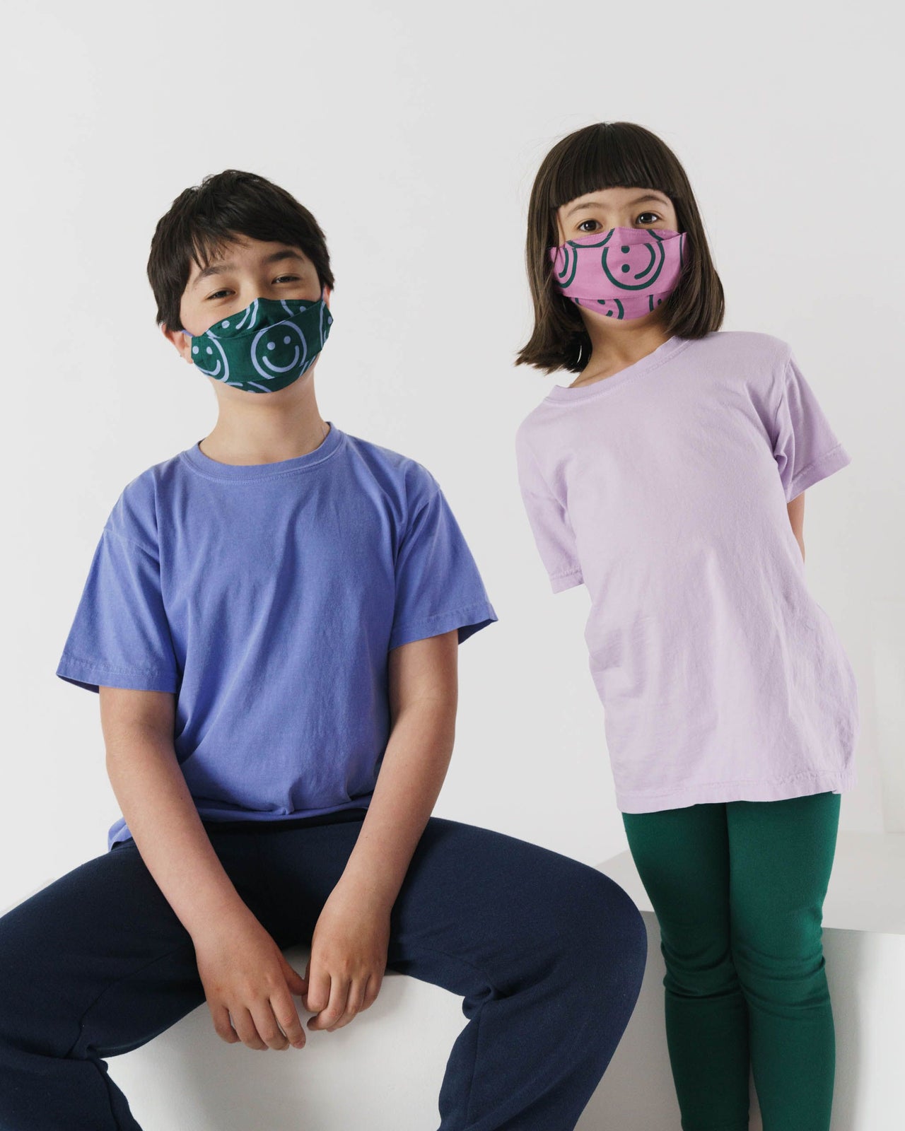 Kids' Fabric Mask Set - Happy Mix #2