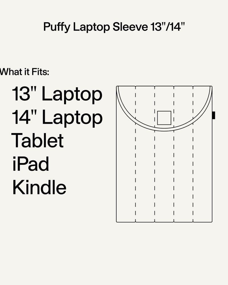 BAGGU ALL PRODUCTS Puffy Laptop Sleeve 13